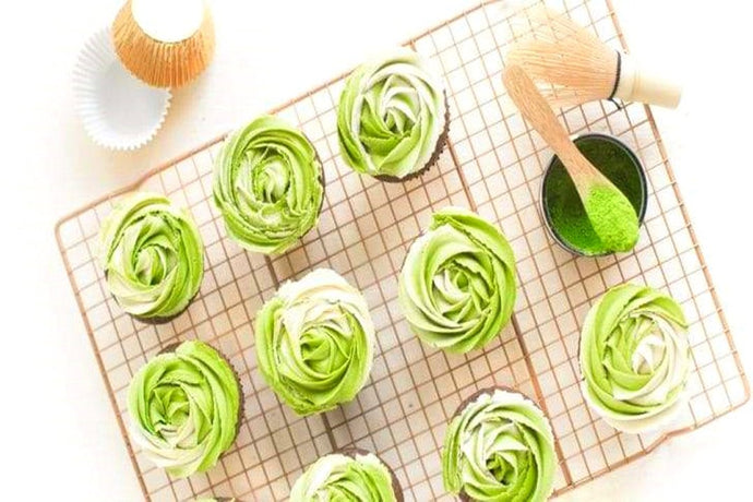 World of Vegan Cupcakes With Matcha Buttercream