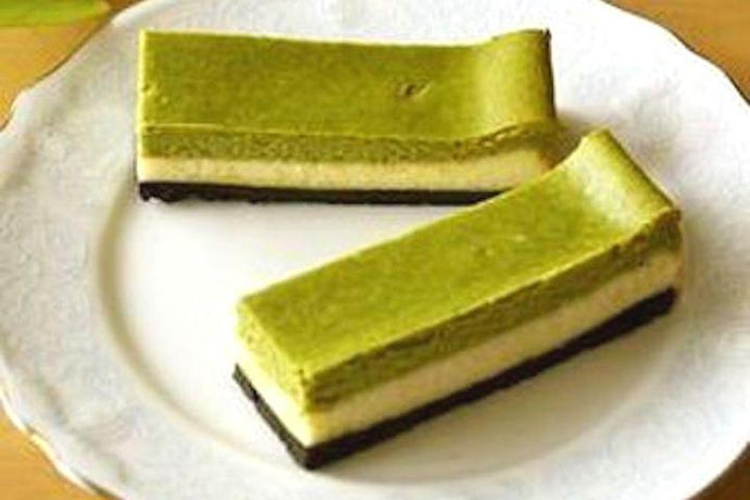 Matcha Cheesecake Bars