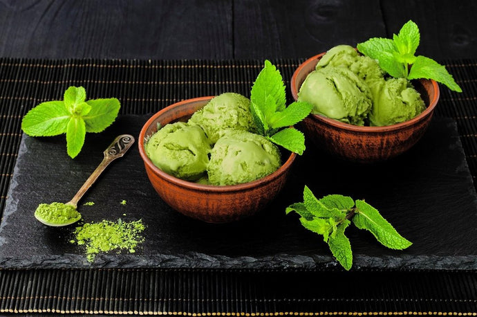 Creamy Matcha Frozen Yogurt