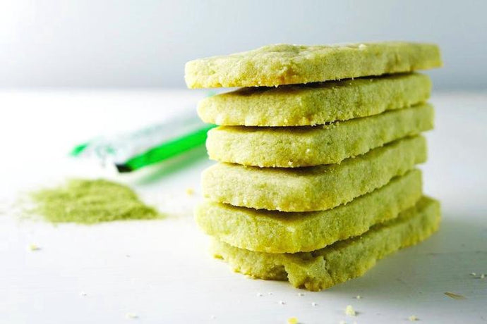 Green Tea Short Bread Cookies