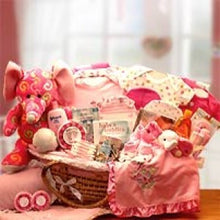 Load image into Gallery viewer, Precious Baby Deluxe &quot;Moses&quot; Carrier Gift Basket
